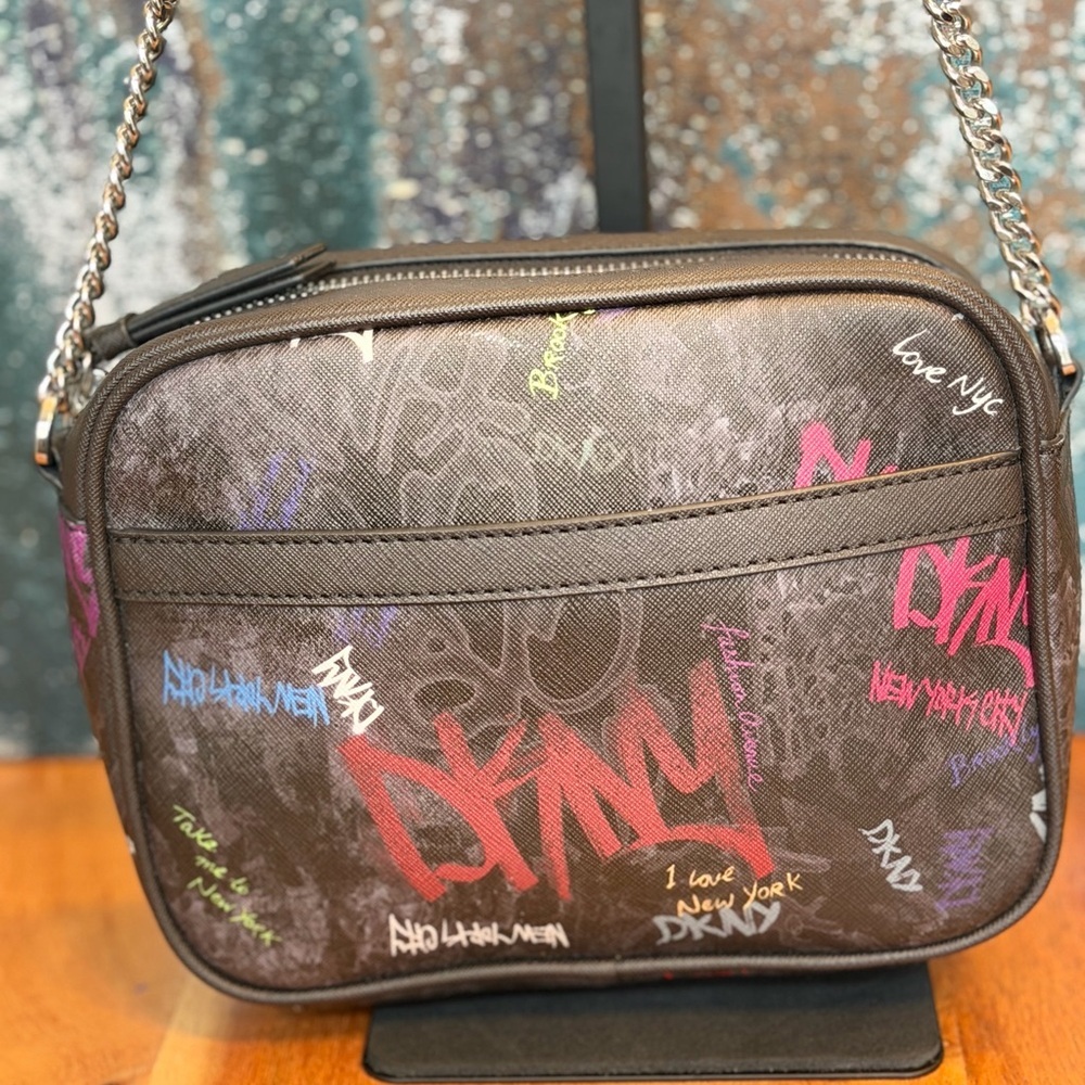 DKNY Graffiti Crossbody! - Picture 3 of 11